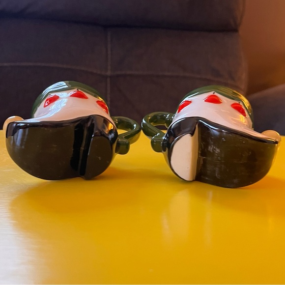 Vintage Napco Elf Shoe Eggnog Mugs Christmas Holiday Bundle of 2 RARE! - Picture 6 of 15